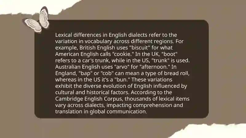 Classification of Dialects 4
