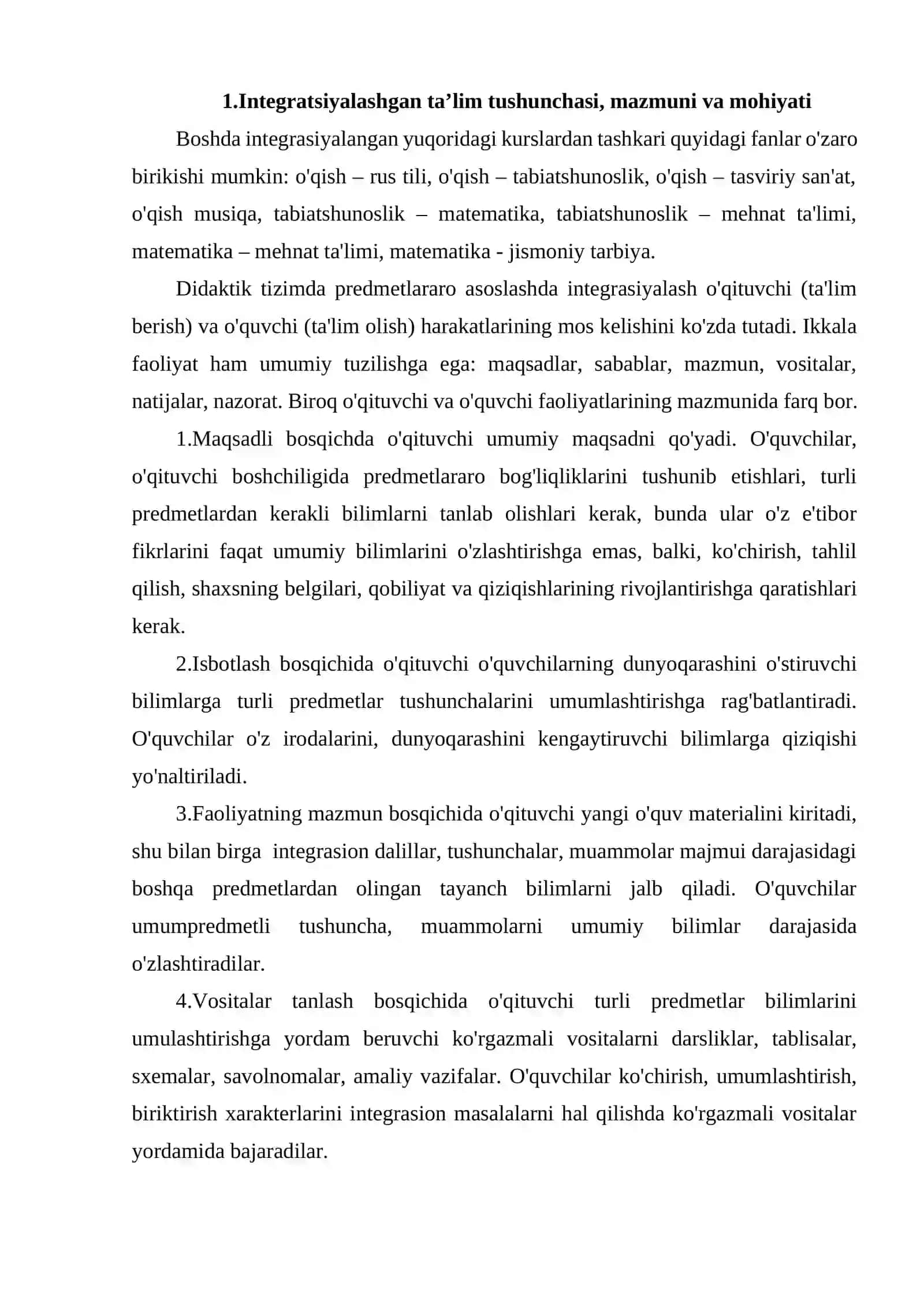 UMUM TA'LIMDA ALOHIDA YORDAMGA MUHTOJ BOLALAR BILAN INTEGRATSIYALSHGAN TA'LIMNI AMALGA OSHIRISHNING ASOSIY BOSQICHLARI 4