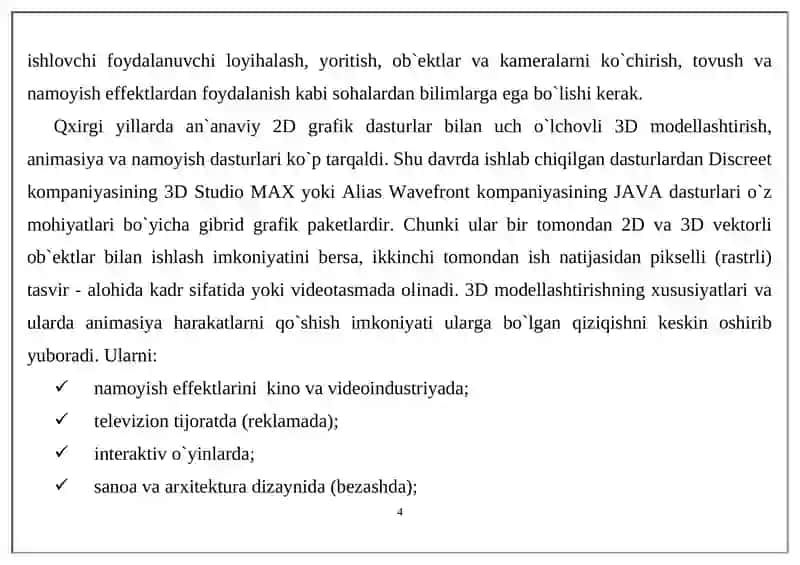 GRAFIK MODELLASHTIRISH 4