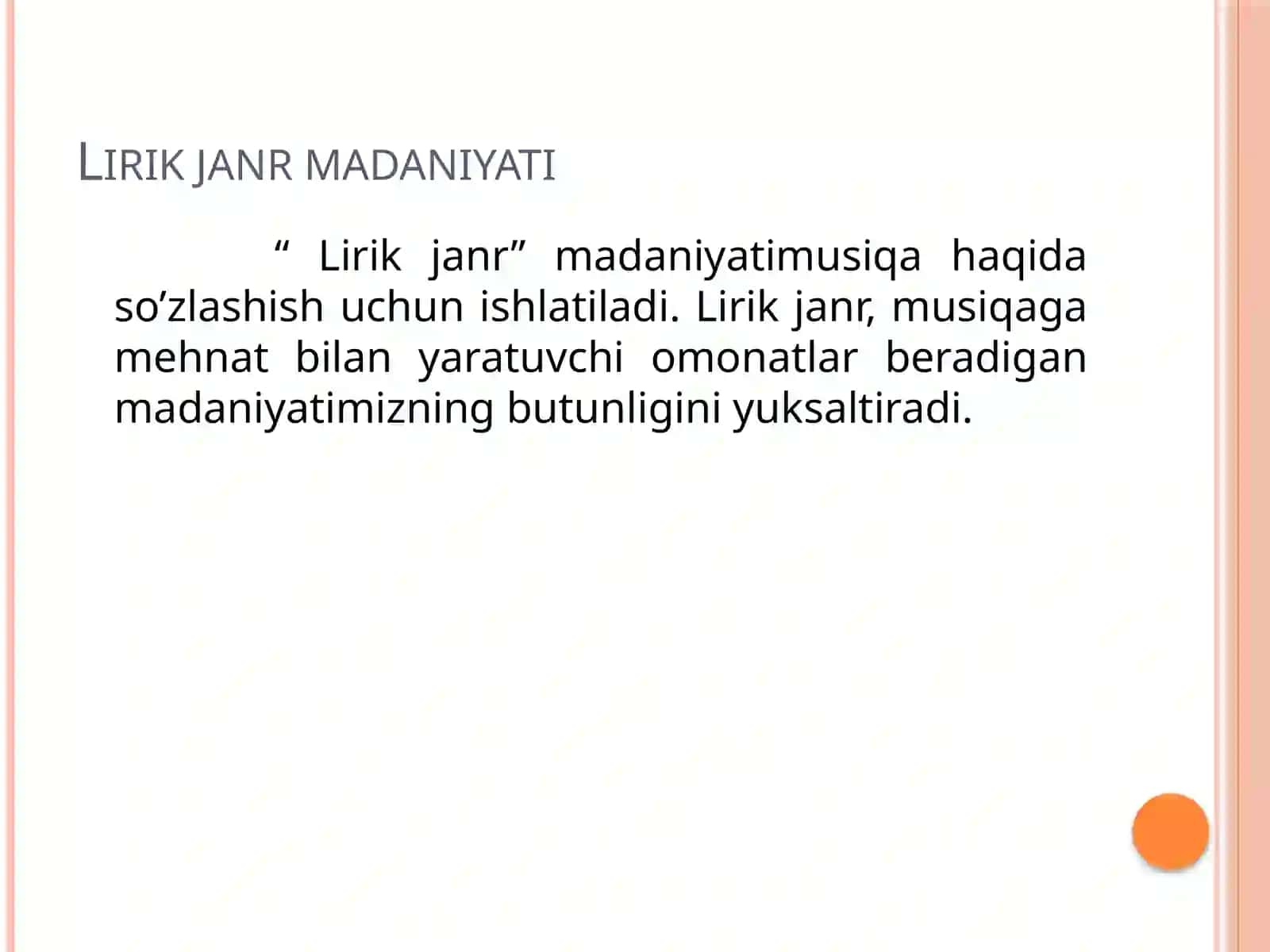 Epos, epik va lirik janrlar  Eshmamatova Laylo 4