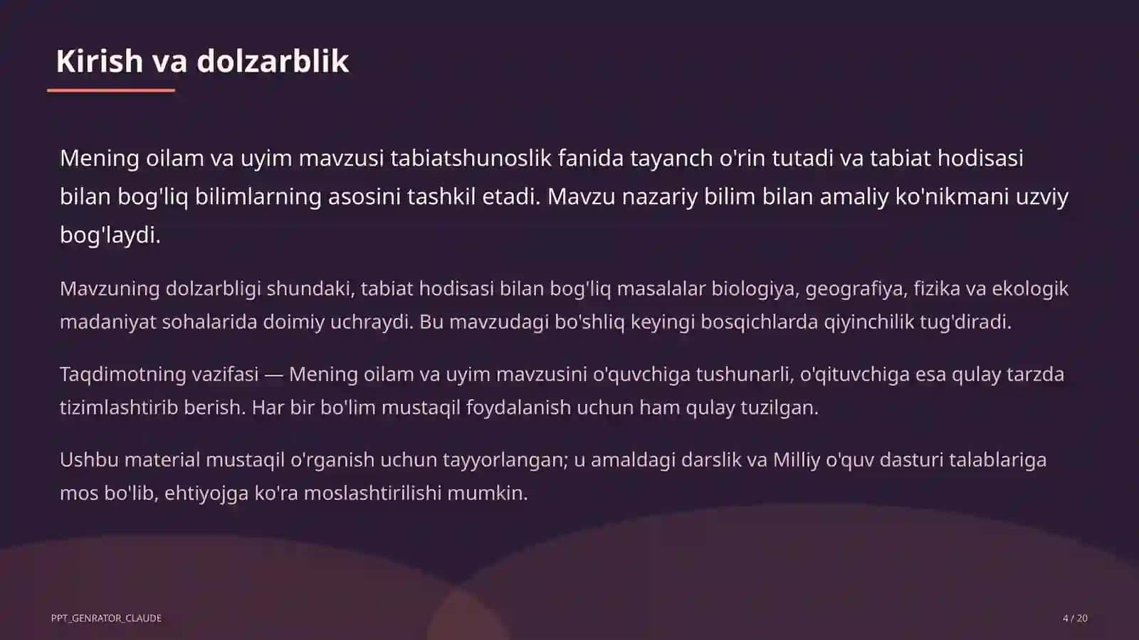 Mening oilam va uyim (1-sinf) 4