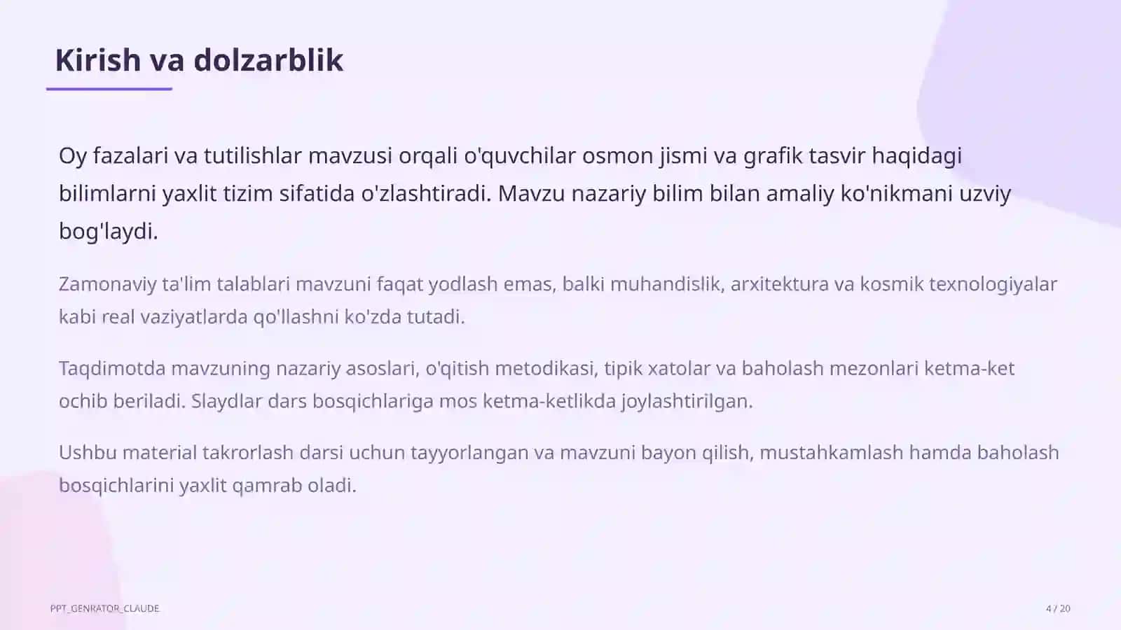 Oy fazalari va tutilishlar (9-sinf) 4