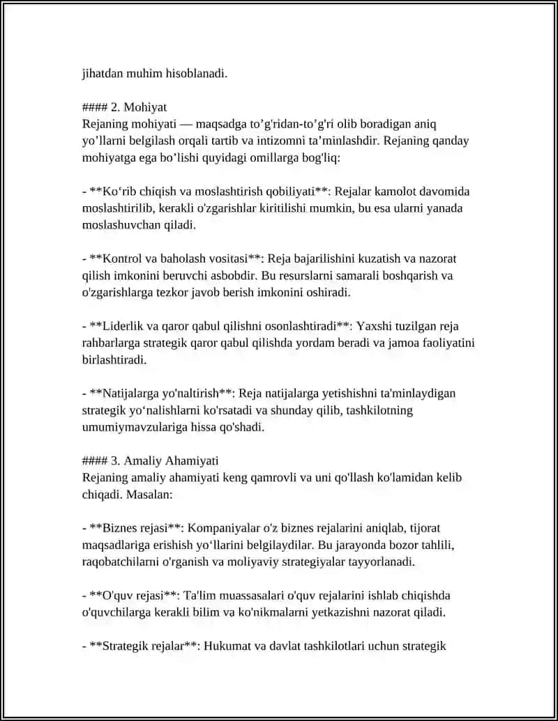 Reja 3ta: Nazariy Asoslari va Mohiyati 4