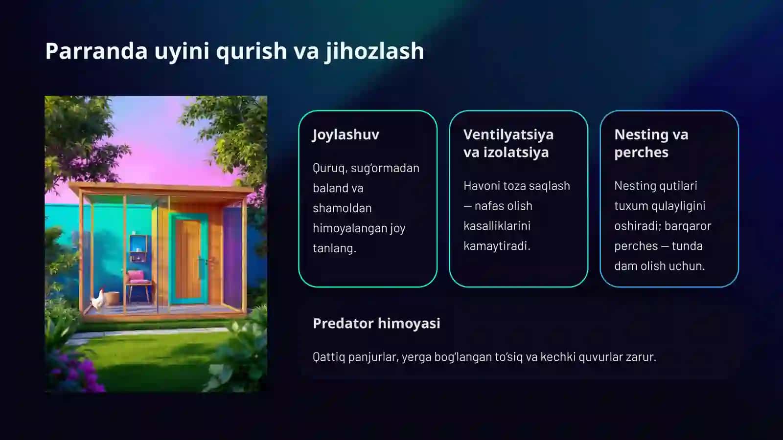 Parrandachilik asoslari 4