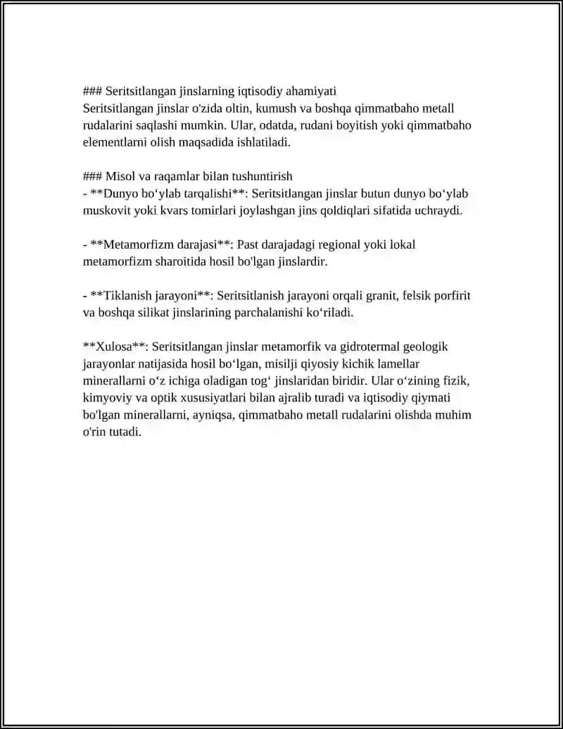 SERITSITLANGAN JINSLAR 4