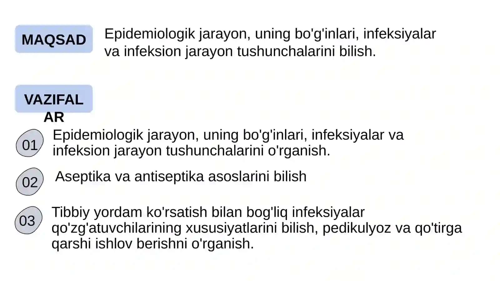 Epidemik jarayon va uning asosiy bo'g'inlari 4