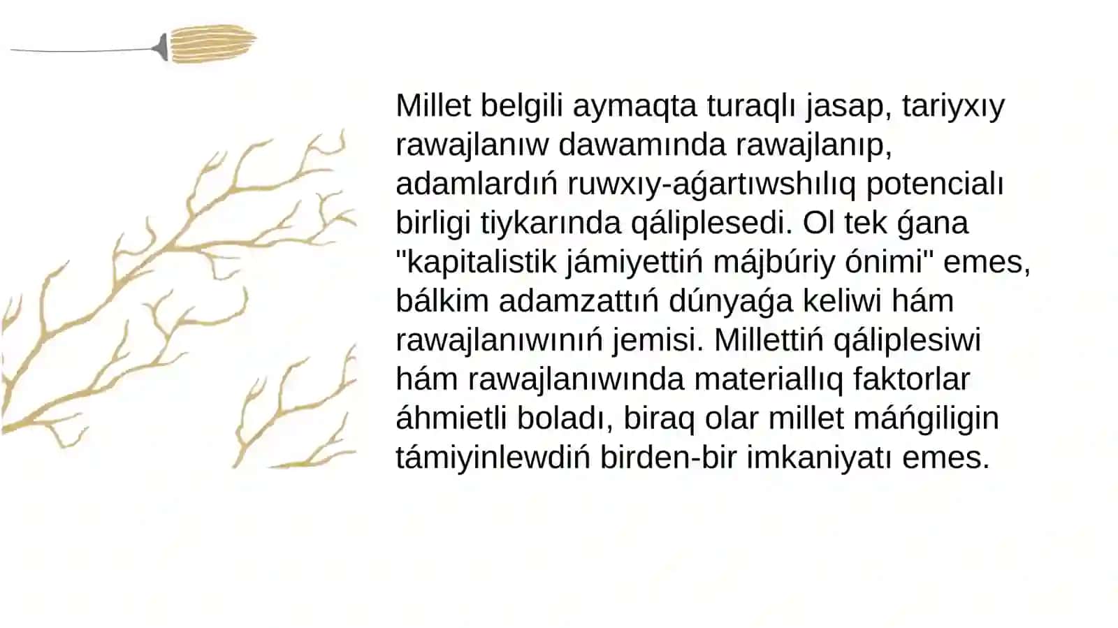 Berdaqatindagʻi QMU ninʼ Tariyx fakulteti arxeologiya bagʻdari 4 - kurs studenti Bazarbaeva Shaxnoz 4