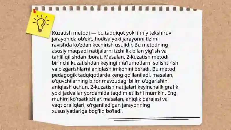 Hozirgi zamon psixologiyasining tadqiqot metodlari 4