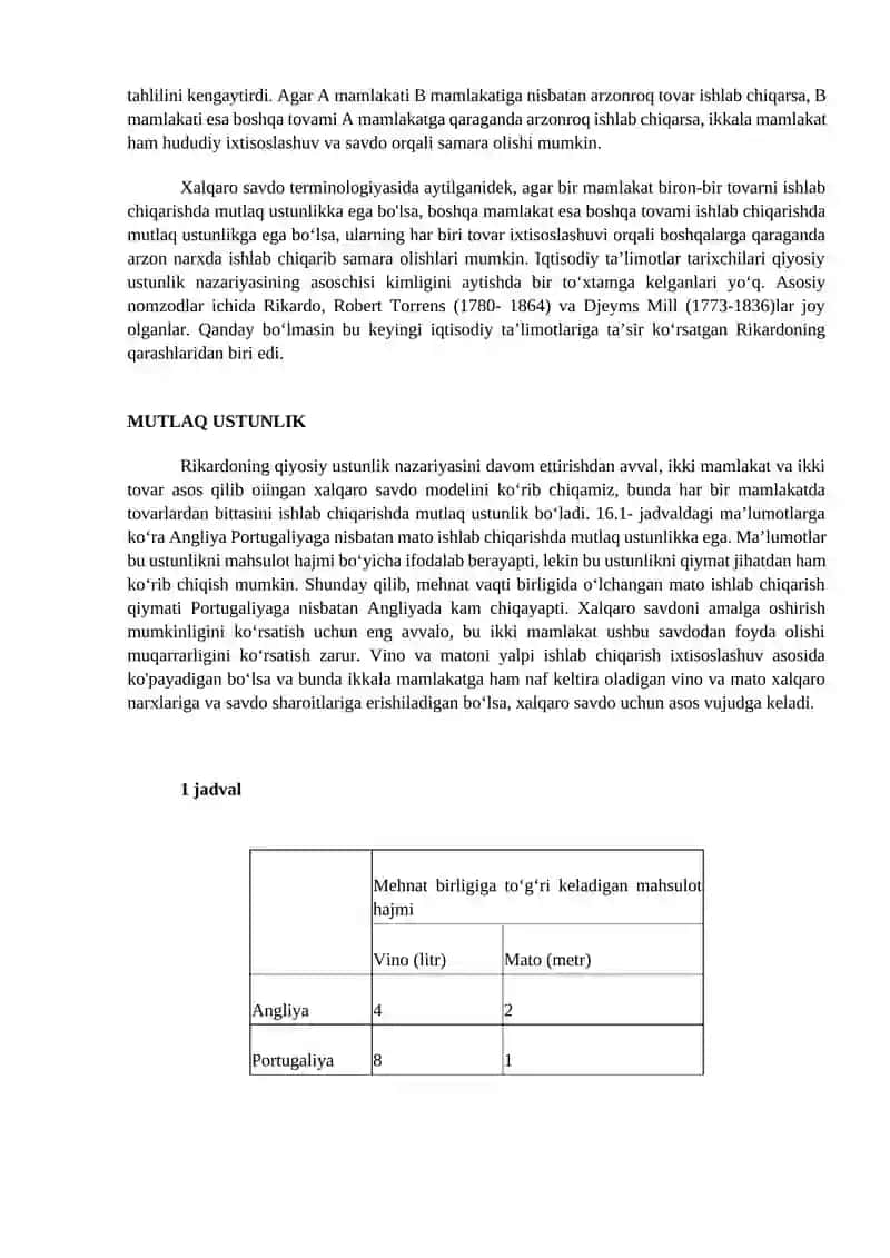 Mutloq ustunlik nazariyasi 4