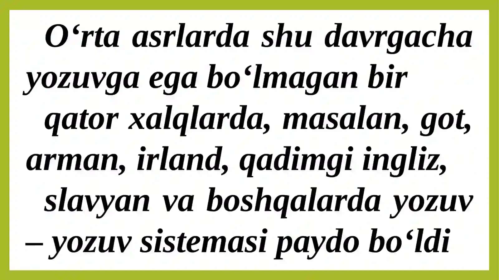 O‘rtaasrlarda Yevropatilshunosligi 4