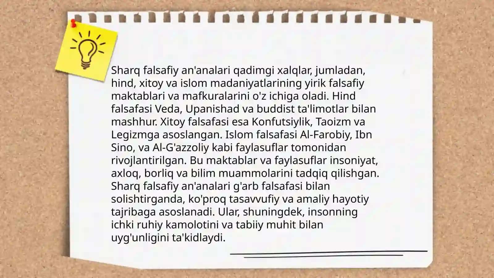 Falsafaning mohiyatiga oid sharq va gʻarb mutafakkirlari taʼriflarini tasniflash 4