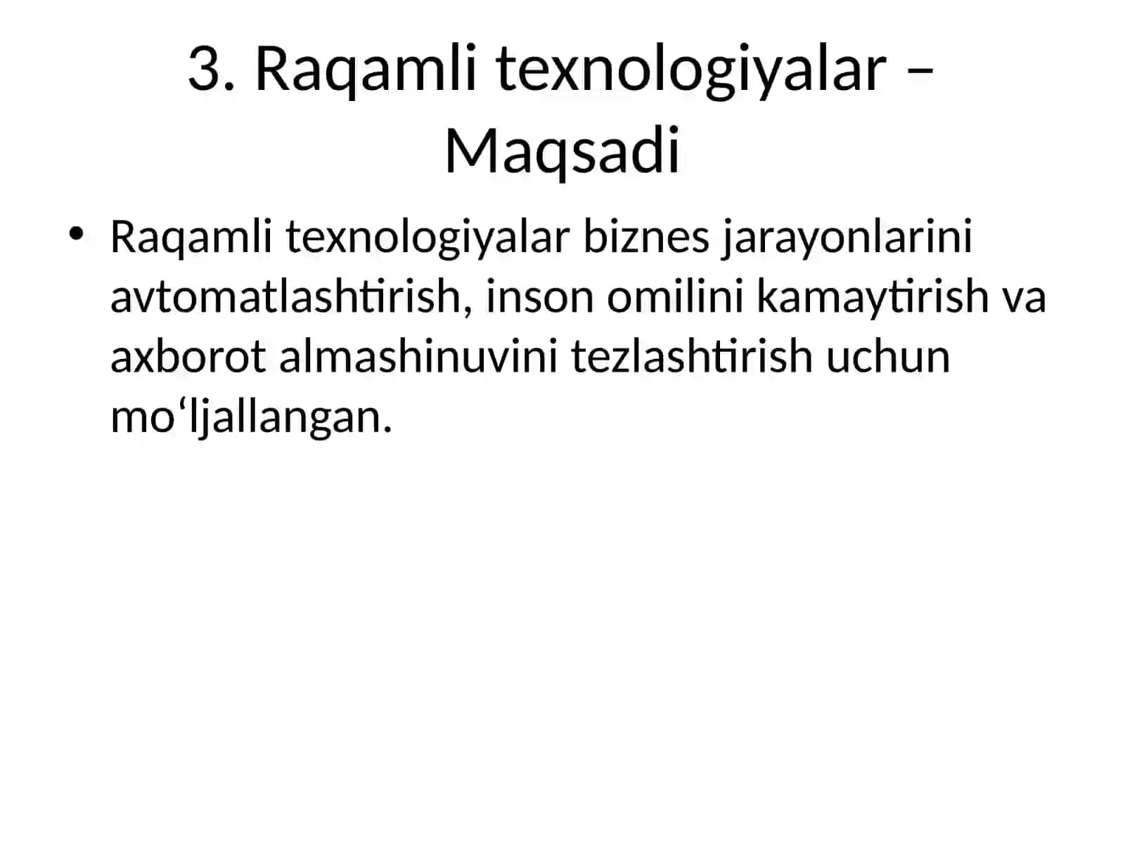 Raqamli Texnologiyalar 4