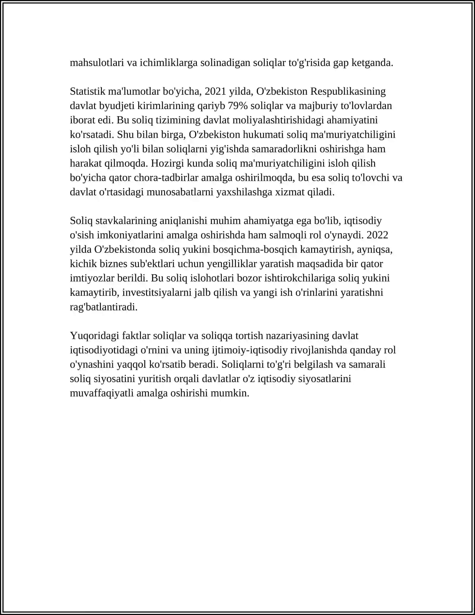 SOLIQ VA SOLIQQA TORTISH FANINING MAQSADI, VAZIFALARI, OBYEKTI VA PREDMETI 4