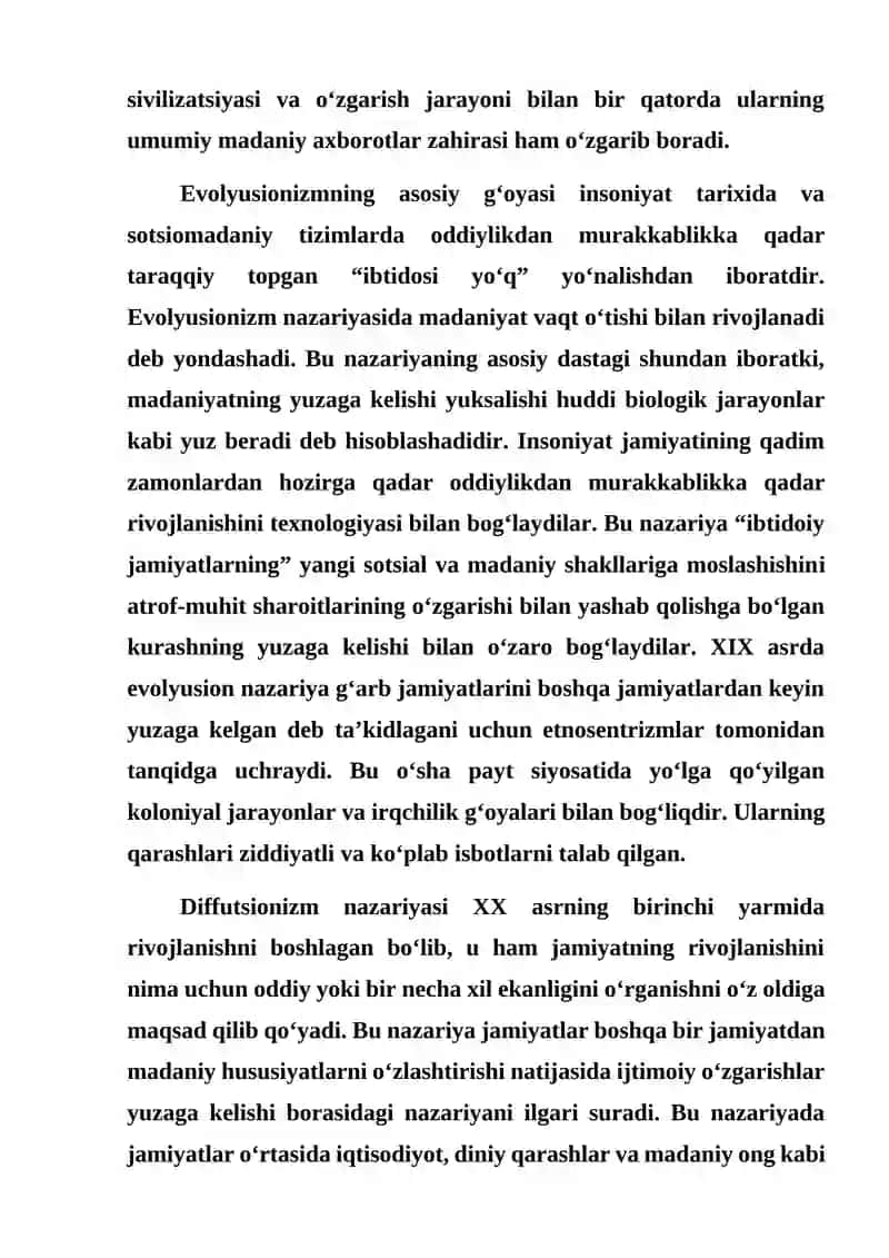 Antropologiyada tadqiqot yo’nalishlari 4