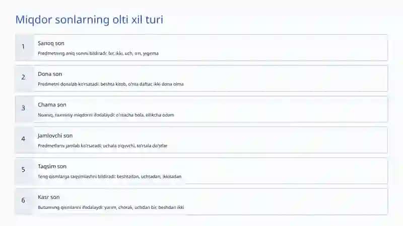 Sonlarning uslubiy xususiyatlari 4