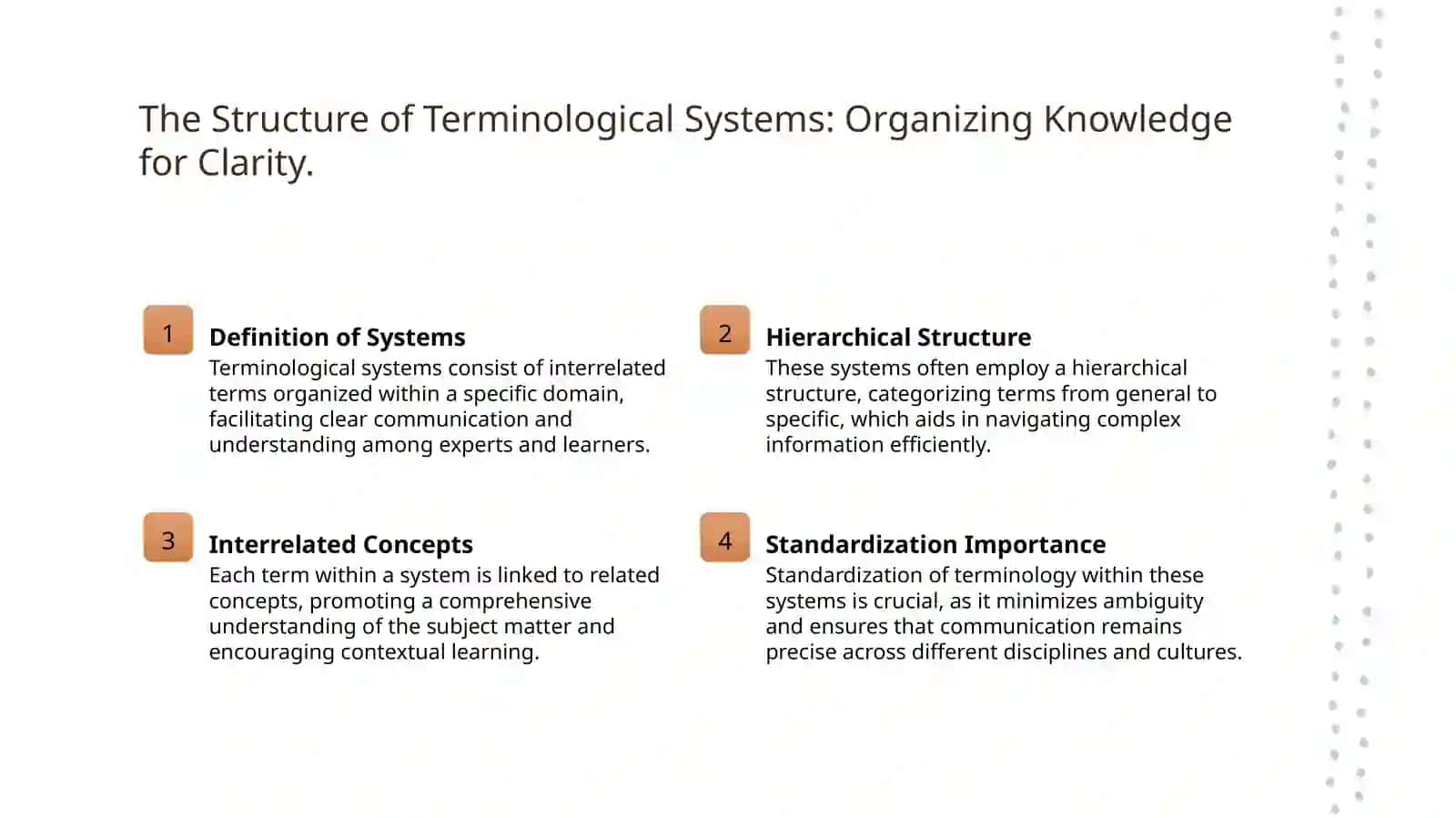 Terminology and terminological system 4