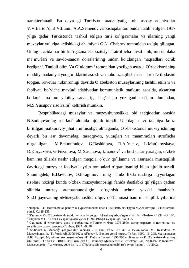 O‘lka tarixini o’rganishda muzeylarning ahamyati 4
