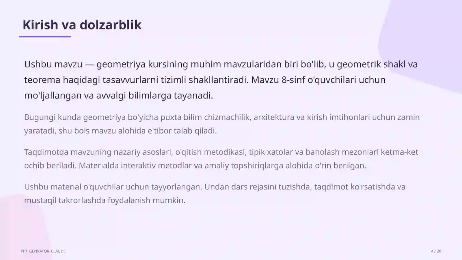 Trigonometrik nisbatlar 4