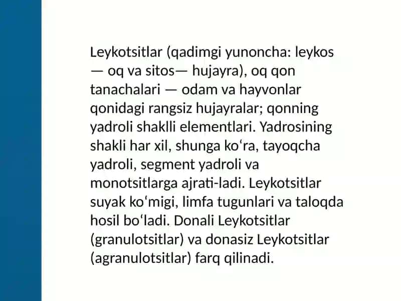 Leykositlar 4