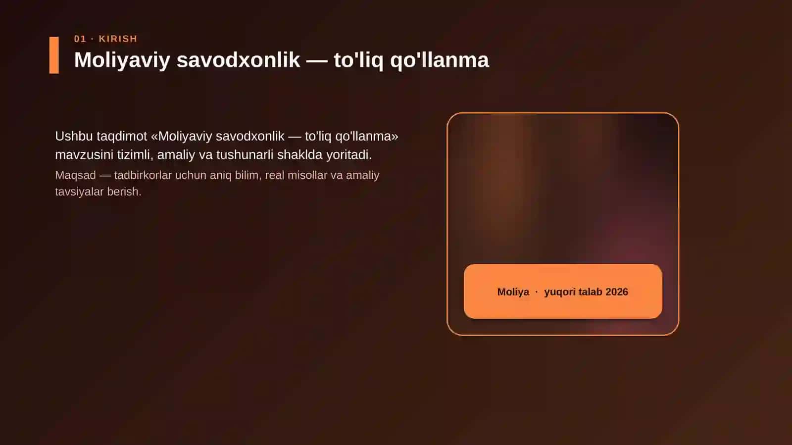 Moliyaviy savodxonlik — to'liq qo'llanma 4