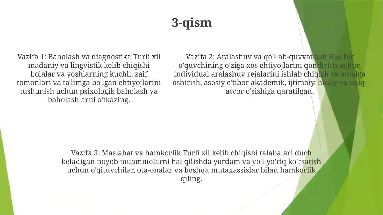 Ta'lim Oluvchi Psixolog Faolyati 4