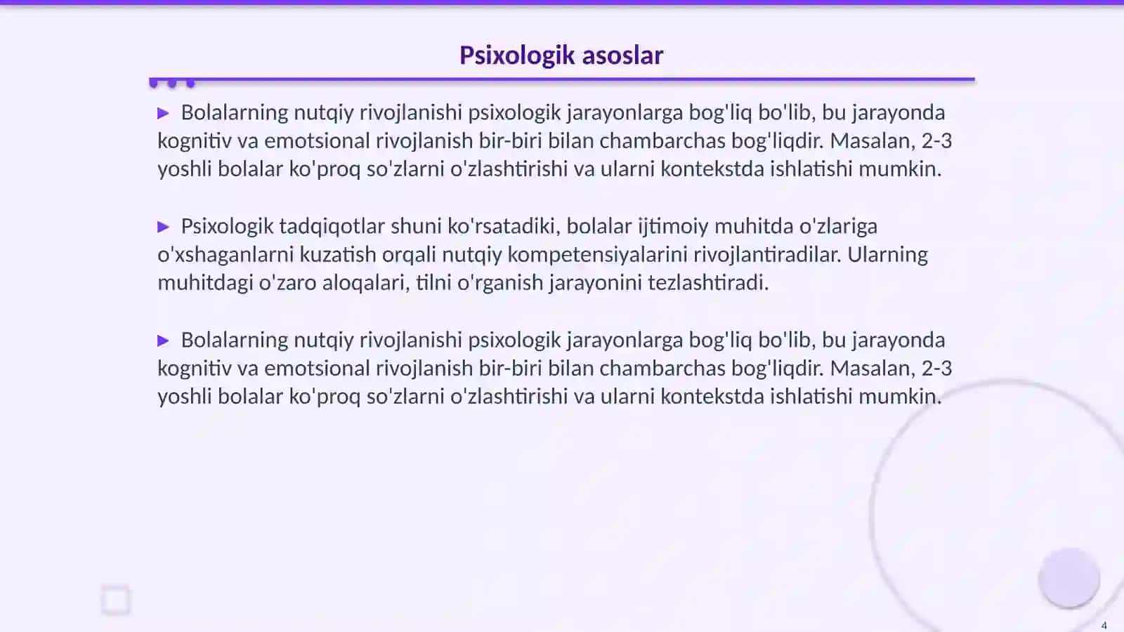 Maktabgacha yoshdagi bolalarning nutqiy kompetensiyalarini rivojlantirish texnologiyalari 4