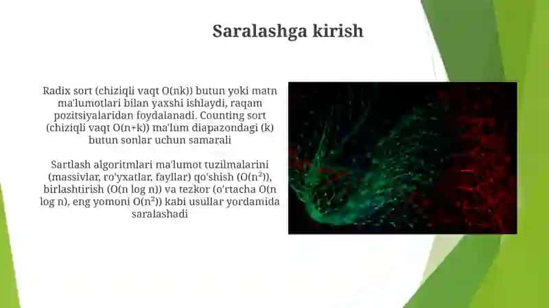Gibrid Saralash Algoritmlari 4