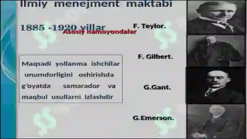 Menejment maktabi. Sog’liqni saqlash sohasida menejmentning o’rni. Boshqaruv jarayonlarining asosiy funksiyalari. Sog’liqni saqlash tizimi boshqaruvining asoslari. 4
