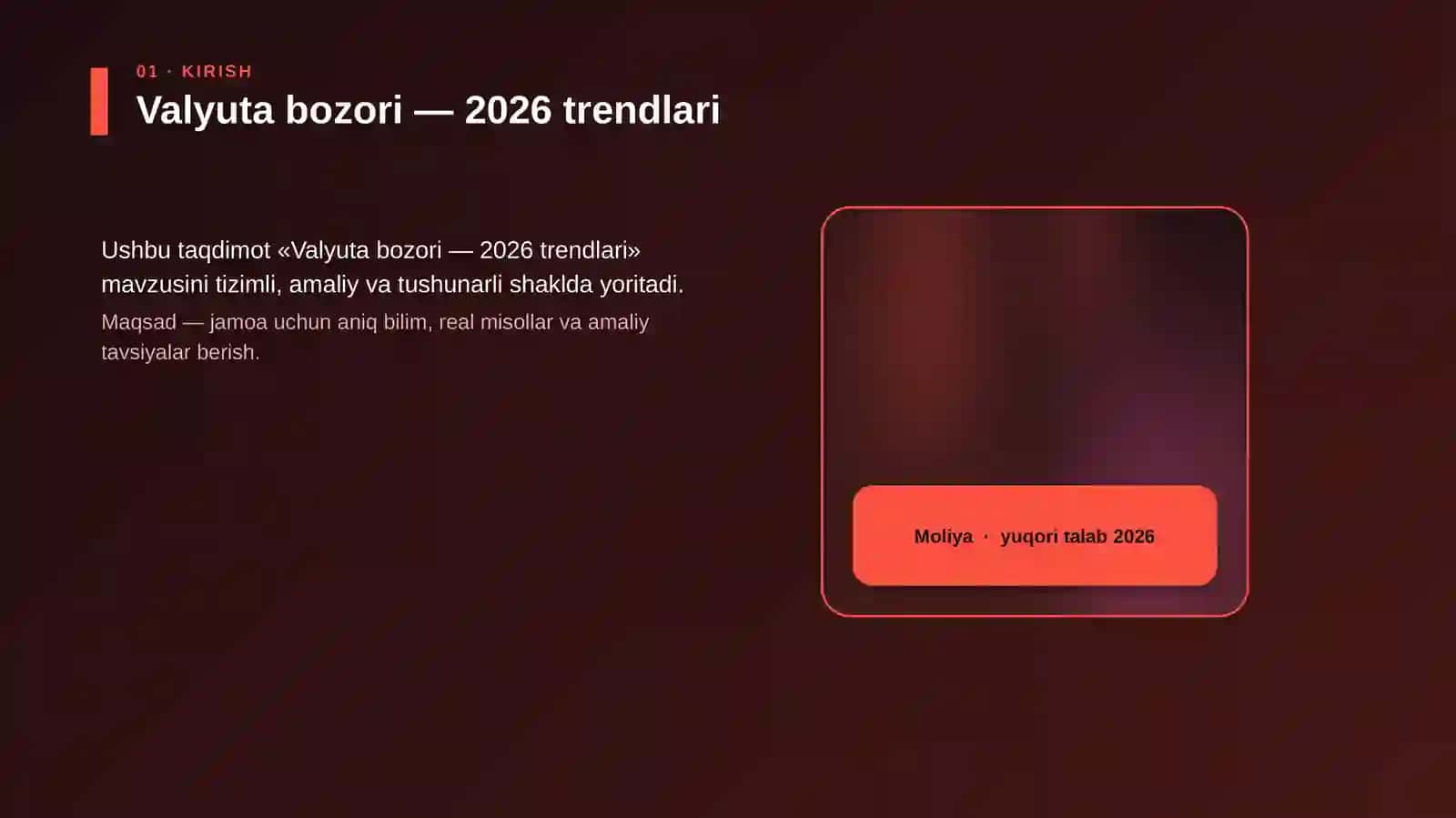 Valyuta bozori — 2026 trendlari 4