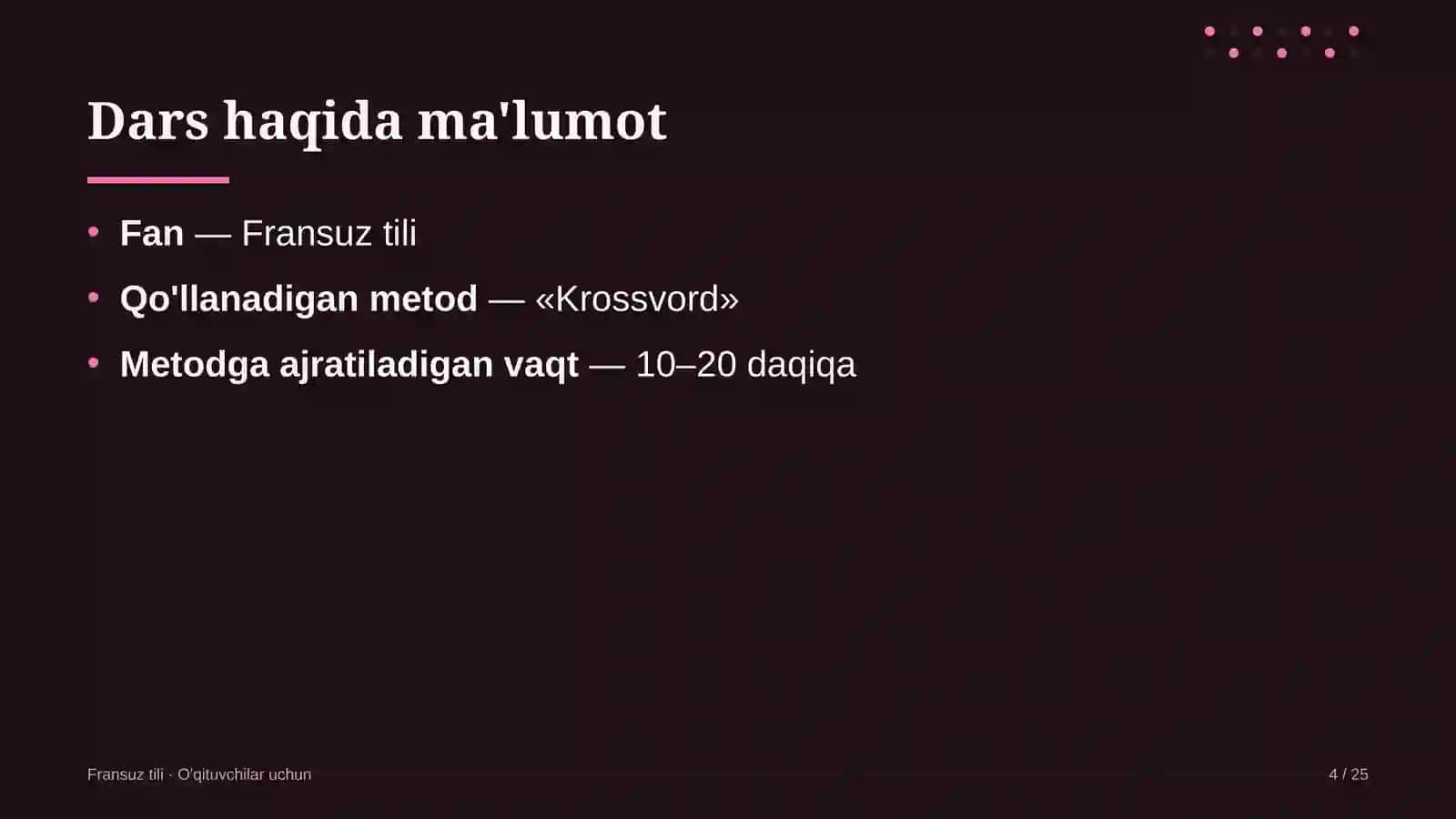 fransuz tili darslarida krossvord metodidan foydalanish 2091 4