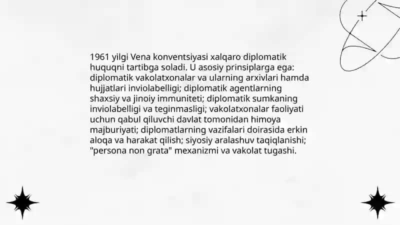 Xalqaro diplomatik huquq 4