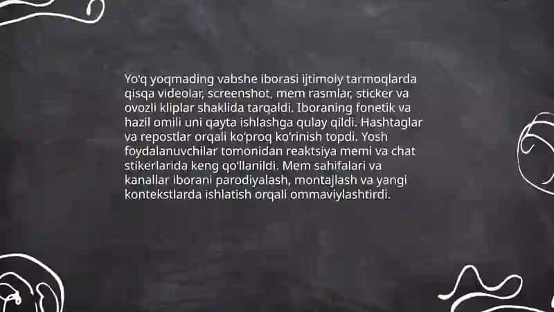 Yo'q yoqmading vabshe 4