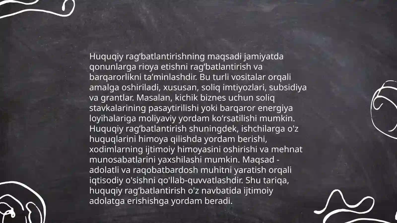 Huquqiy ragʻbatlantirish tushunchasi 4