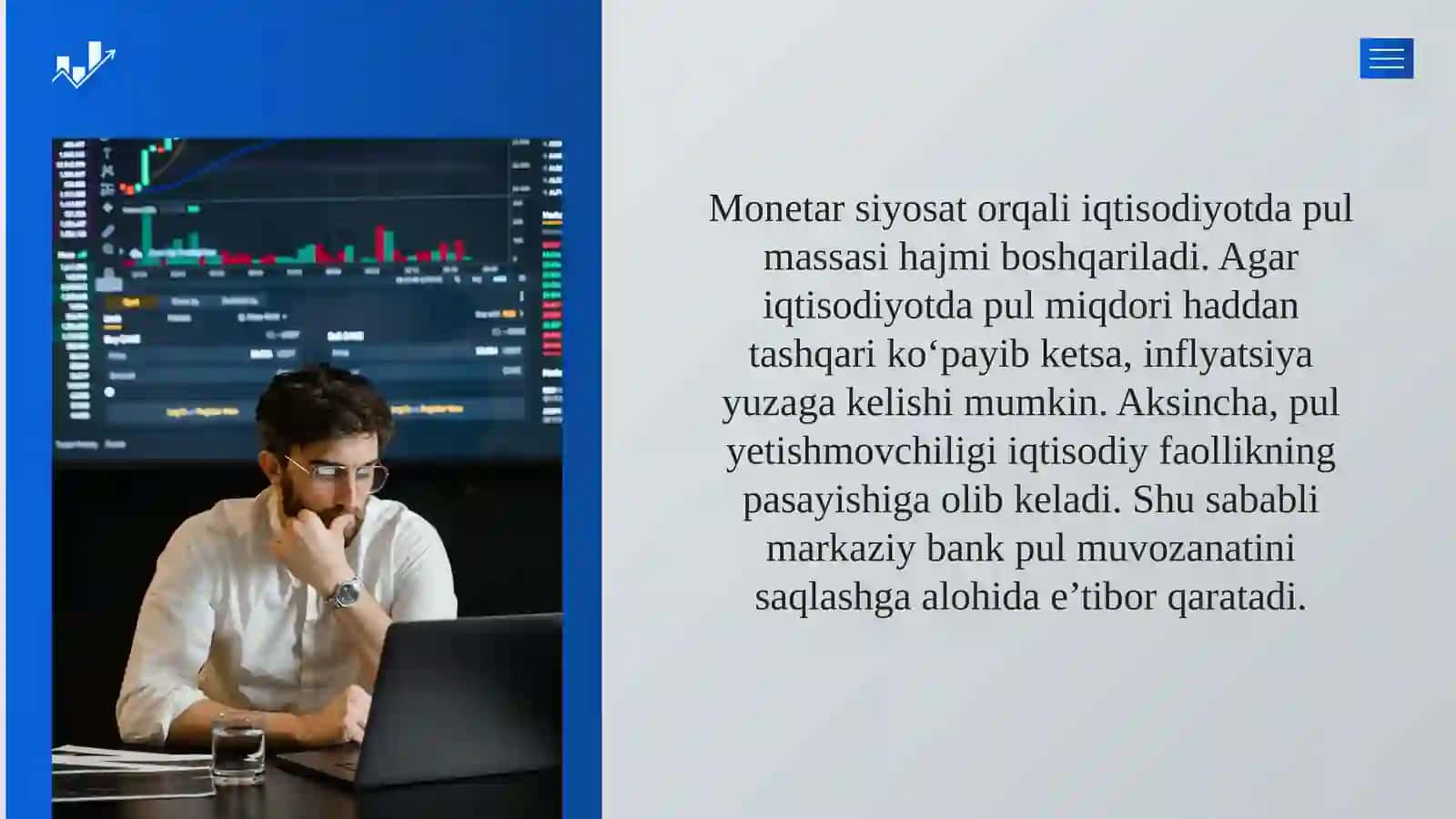 Markaziy Bankning monetar siyosatni amalga oshirishdagi vazifalari 4