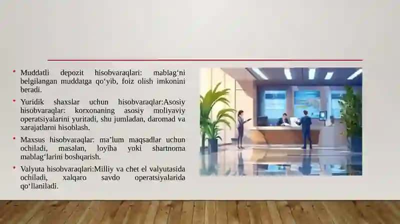 Mijozlarga bank hisobvaraqlarini ochish va yuritish tartibi 4