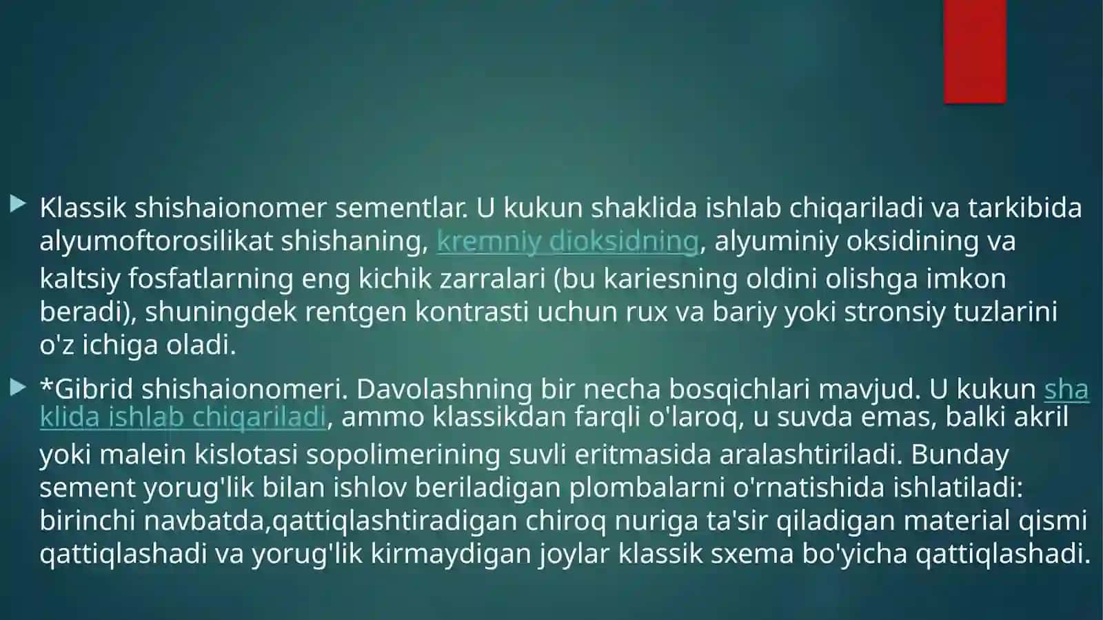 Shisha ionomer sementlar 4