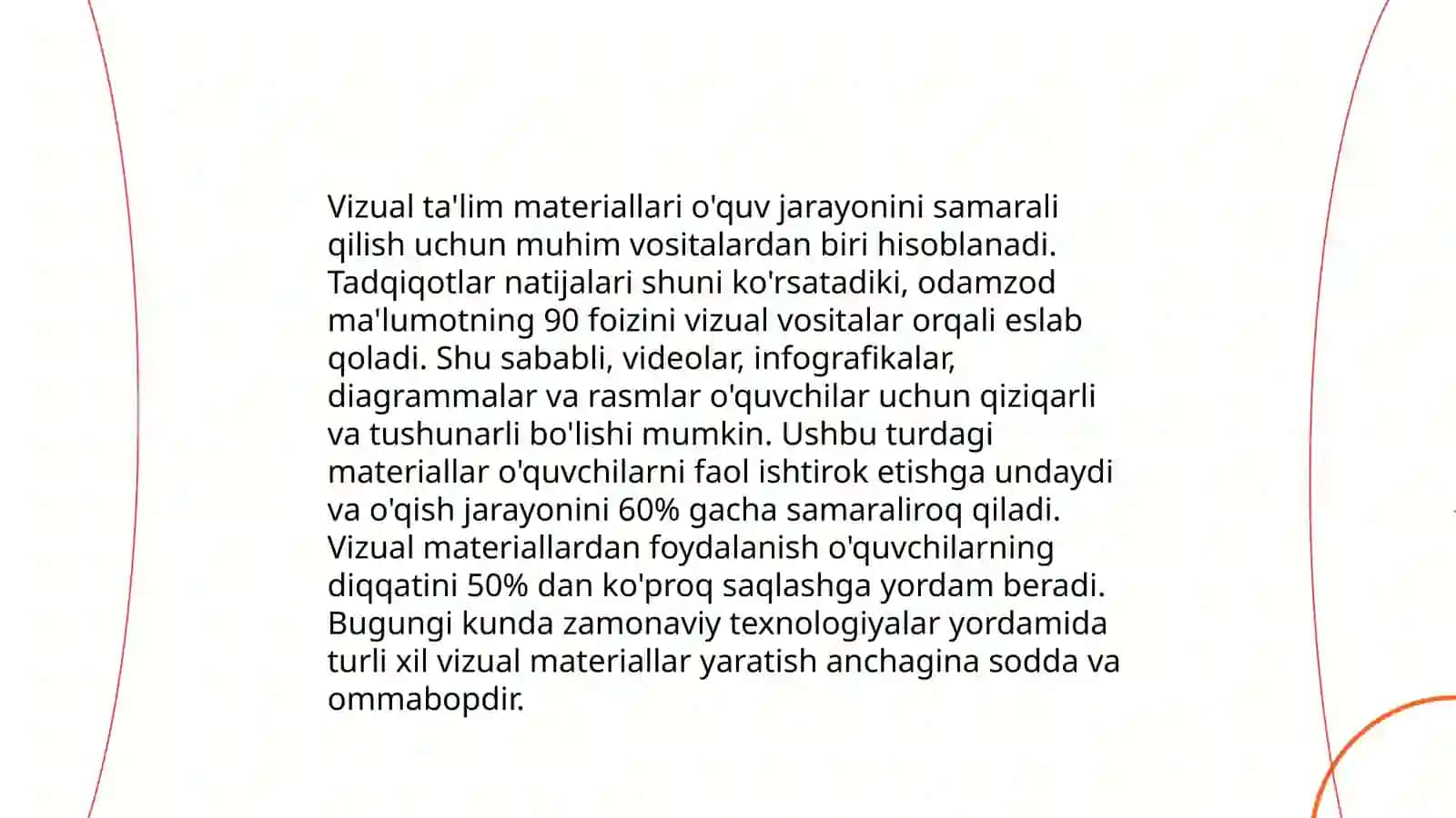 Ko’rgazmali oʻqitish metodiga dars ishlanma tayorlash Sindarova Ozoda 4