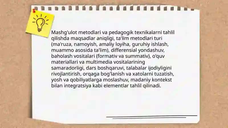 Tasvir san'at fani mashg'ulotlarini tahlil etish 4