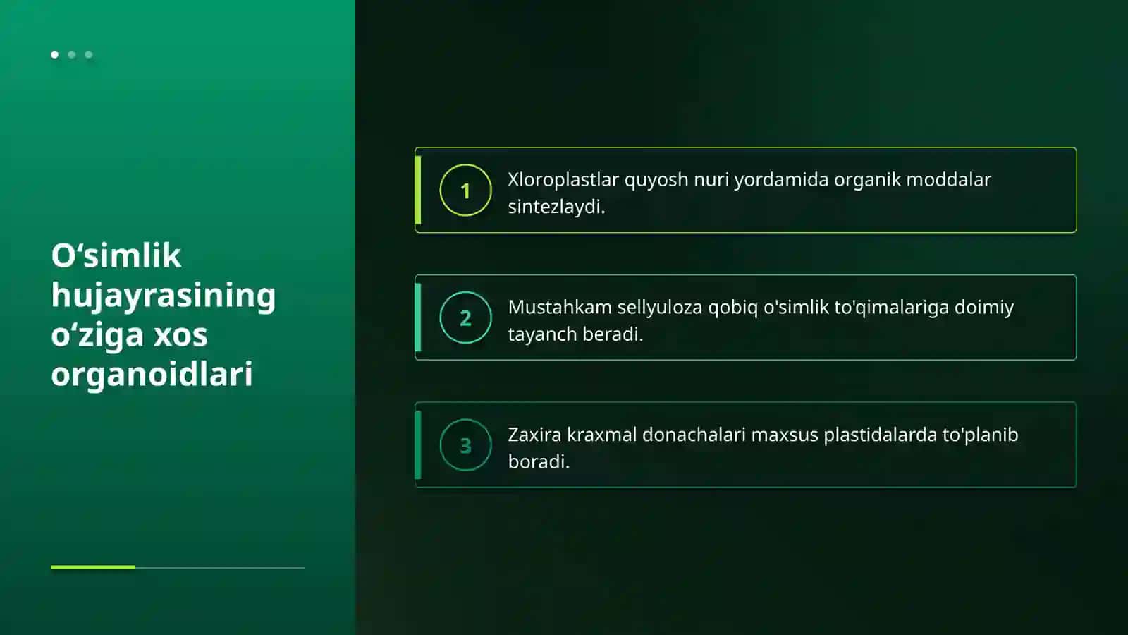 O‘simlik va hayvon hujayralari 4