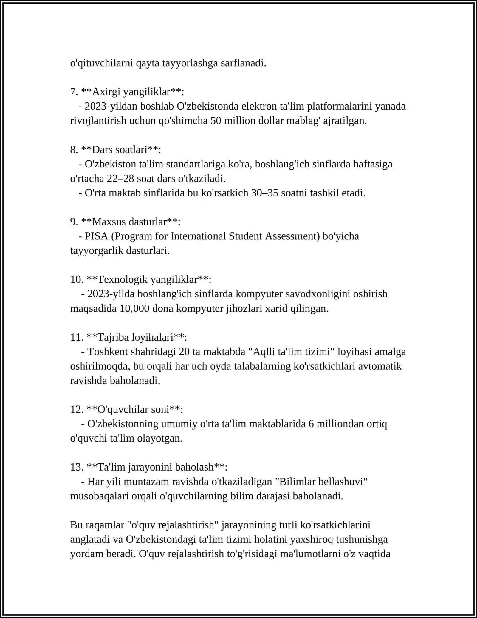 MEHRLI MAKTAB DAVLAT TA'LIM MUASSASASI FILIALLARIDA DARSLARNI TASHKIL ETISH JARAYONLARI 4