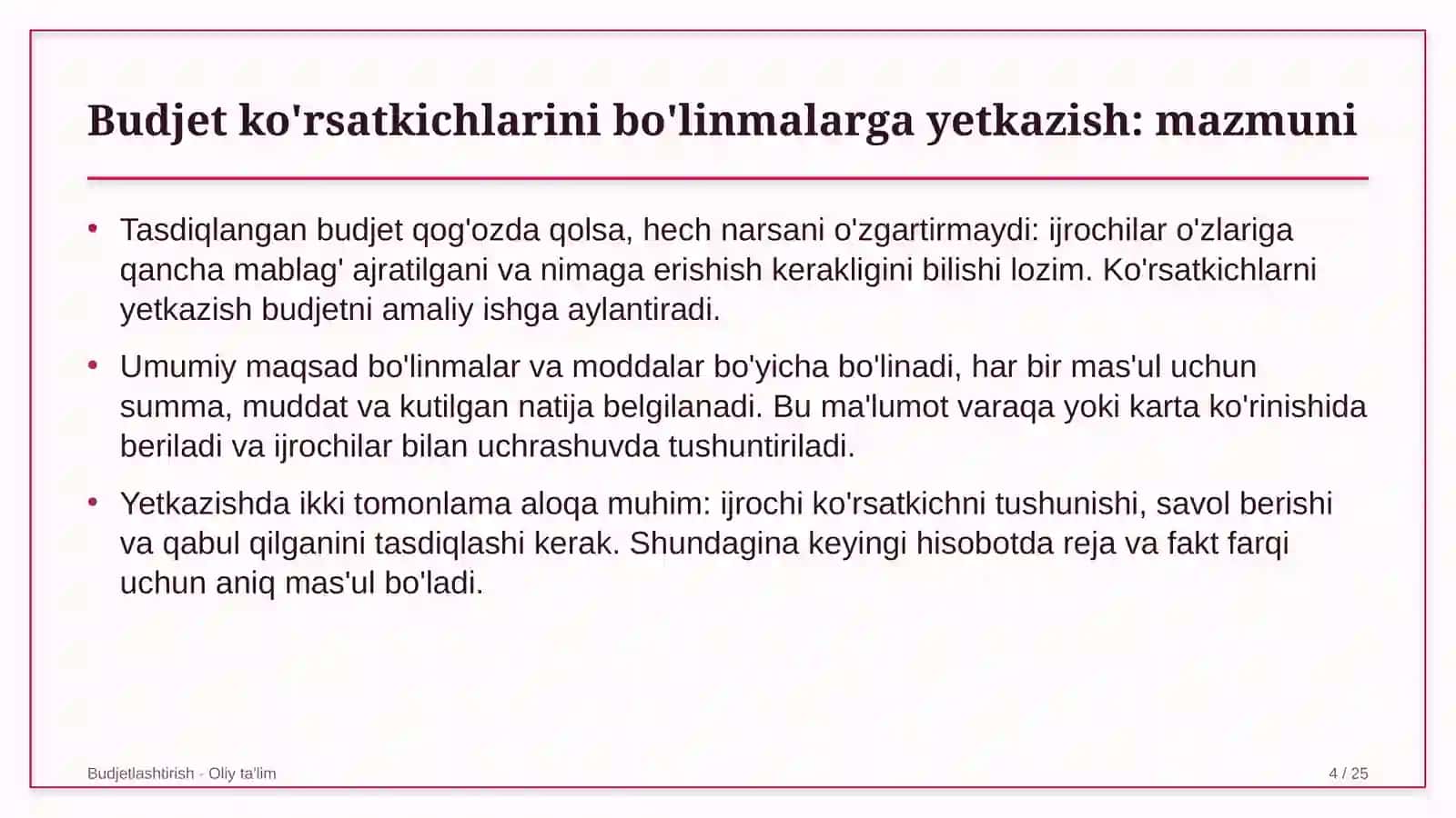 maktabdan tashqari ta'lim muassasalarida budjet ko'rsatkichlarini bo'linmalarga yetkazish 4806 4