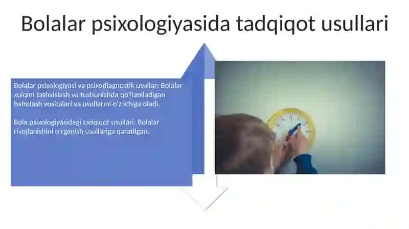 Bolalar psixologiyasining tadqiqot metodlari 4