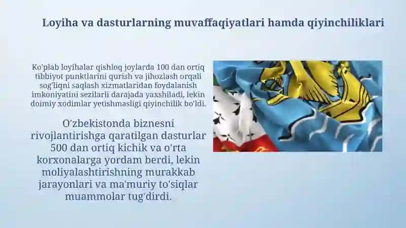 O'zbekiston Respublikasidagi xalqaro tashkilotlar faoliyati 4