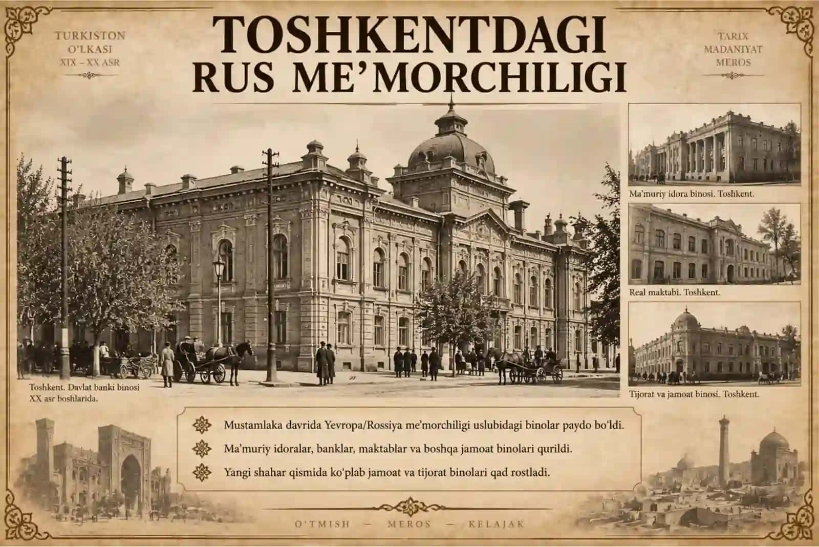 Rossiya imperiyasi mustamlakasi davrida Turkistonda madaniyat va san'at 4