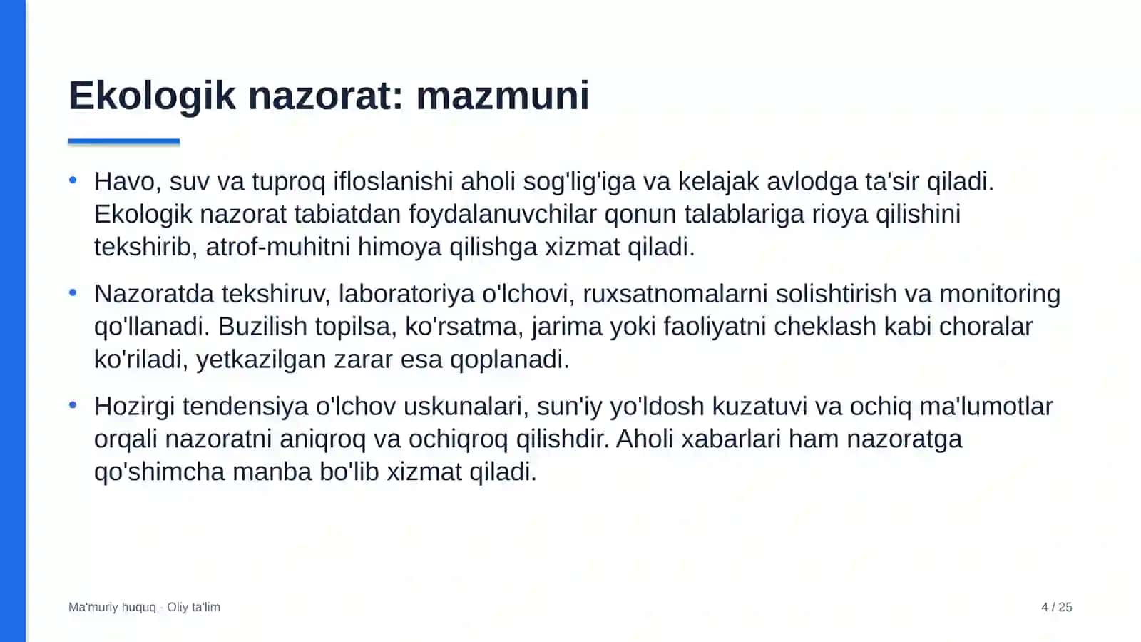 [Striming platformalarida ekologik nazorat] 4