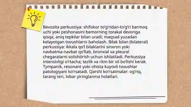 Oʻpka perkussiyasi 4