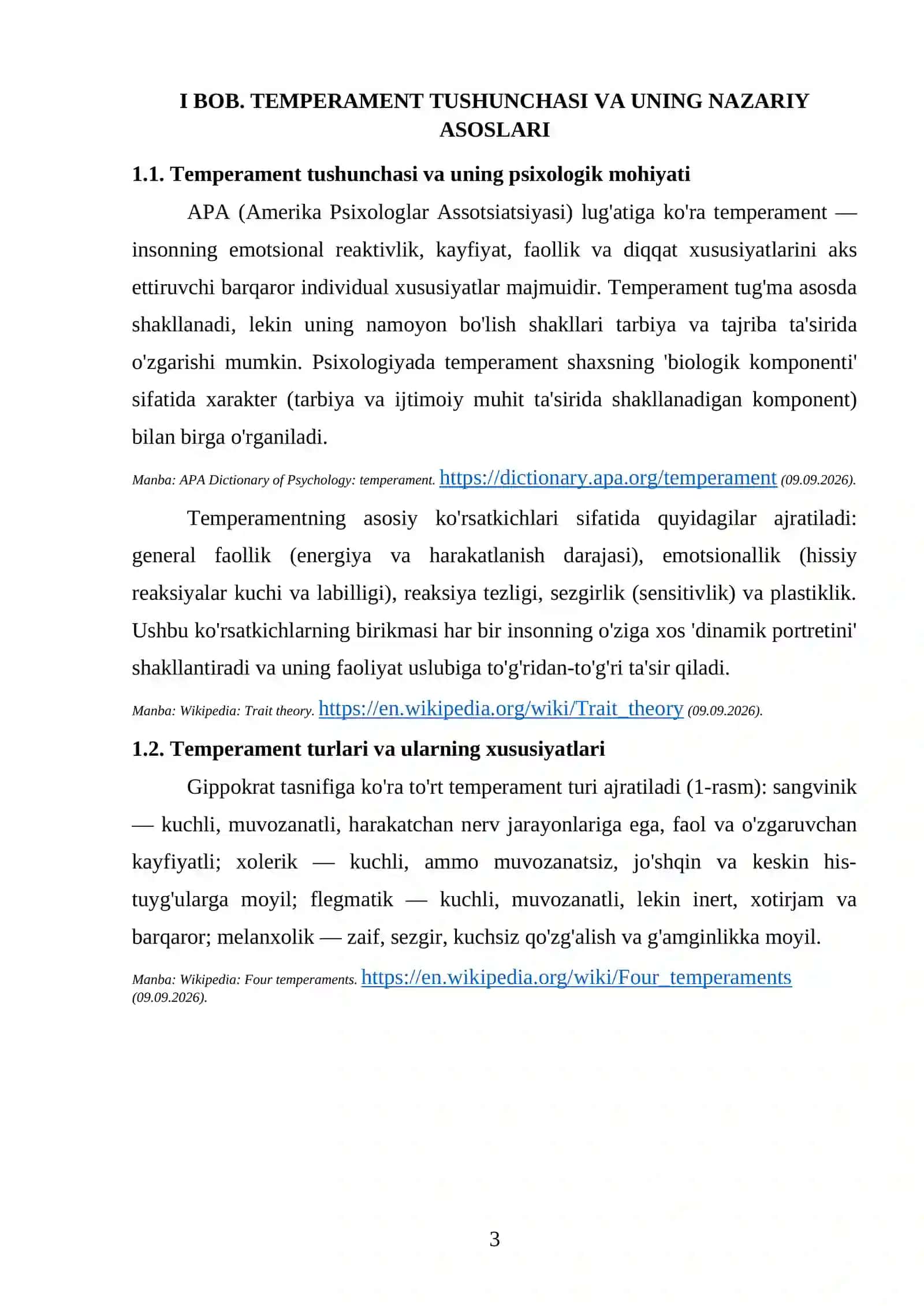 TEMPERAMENT XUSUSIYATLARINING MUTAXASSIS SHAKLLANISHIDAGI O'RNI 4