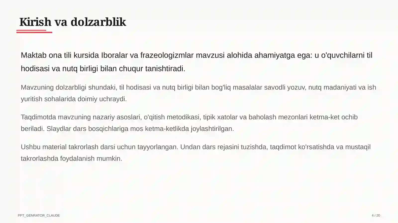 Iboralar va frazeologizmlar (5-sinf) 4