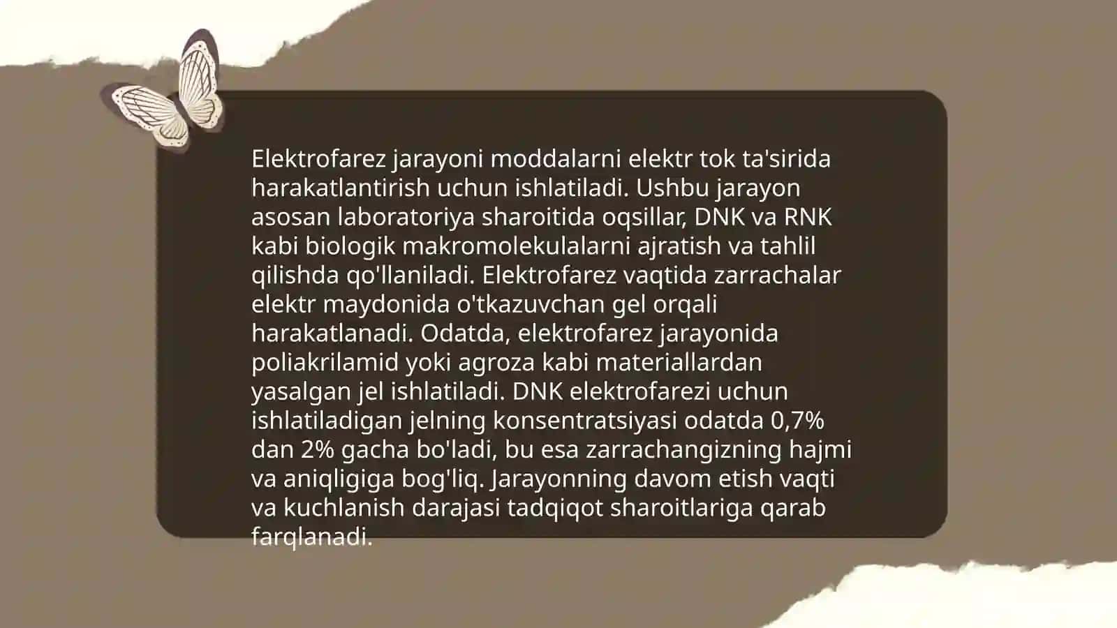 Elektrofarez usuli va unga tasir etuvchi omillar 4
