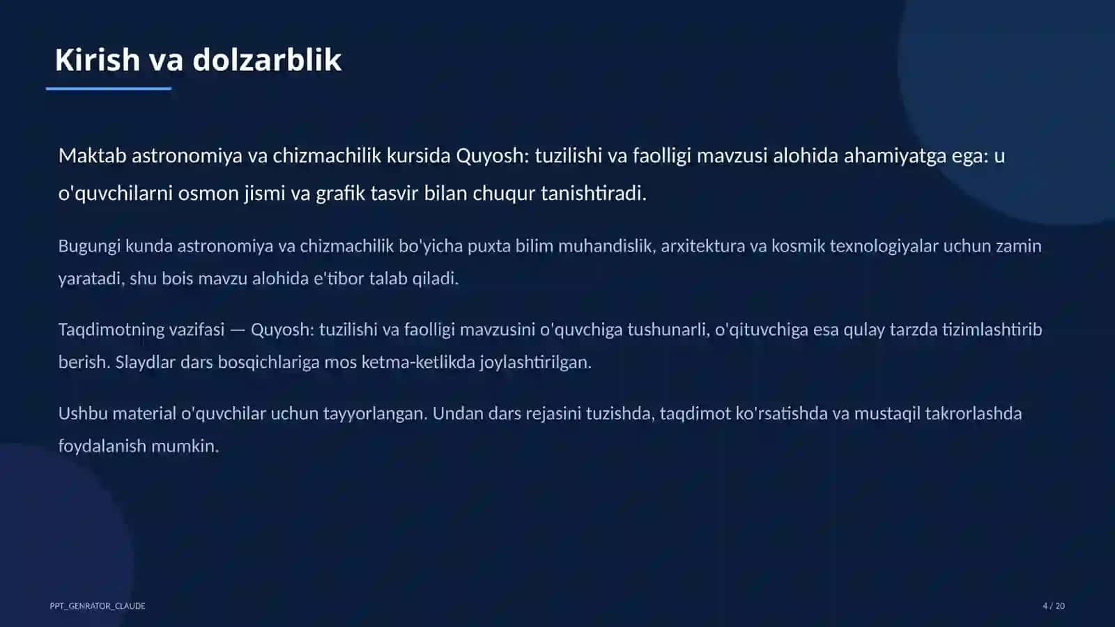 Astronomiya va chizmachilik (8-11) 4